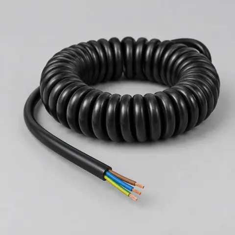 Product image of Retractile coiled cord, representative of the family