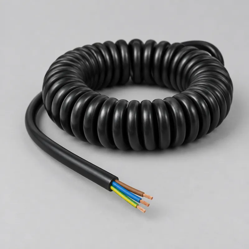 Product image of Retractile coiled cord, representative of the family